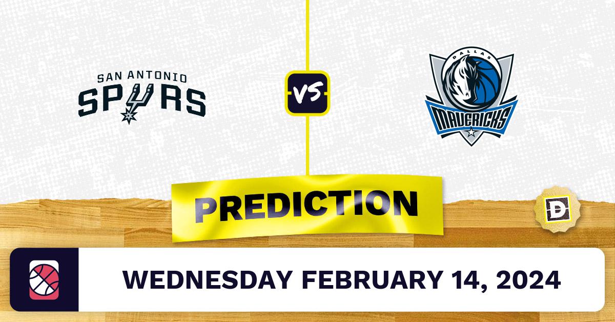San Antonio Spurs vs. Dallas Mavericks Prediction, Odds, NBA Picks [2
