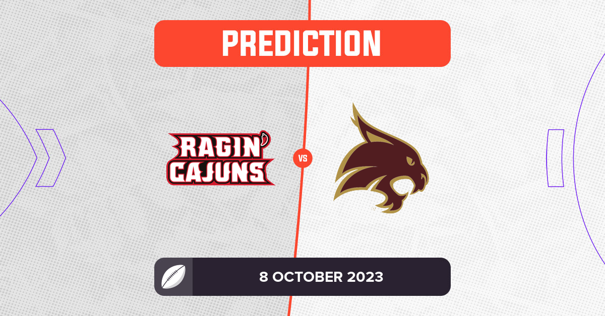 Louisiana-Lafayette vs Texas State Prediction and Tips - 8 October 2023