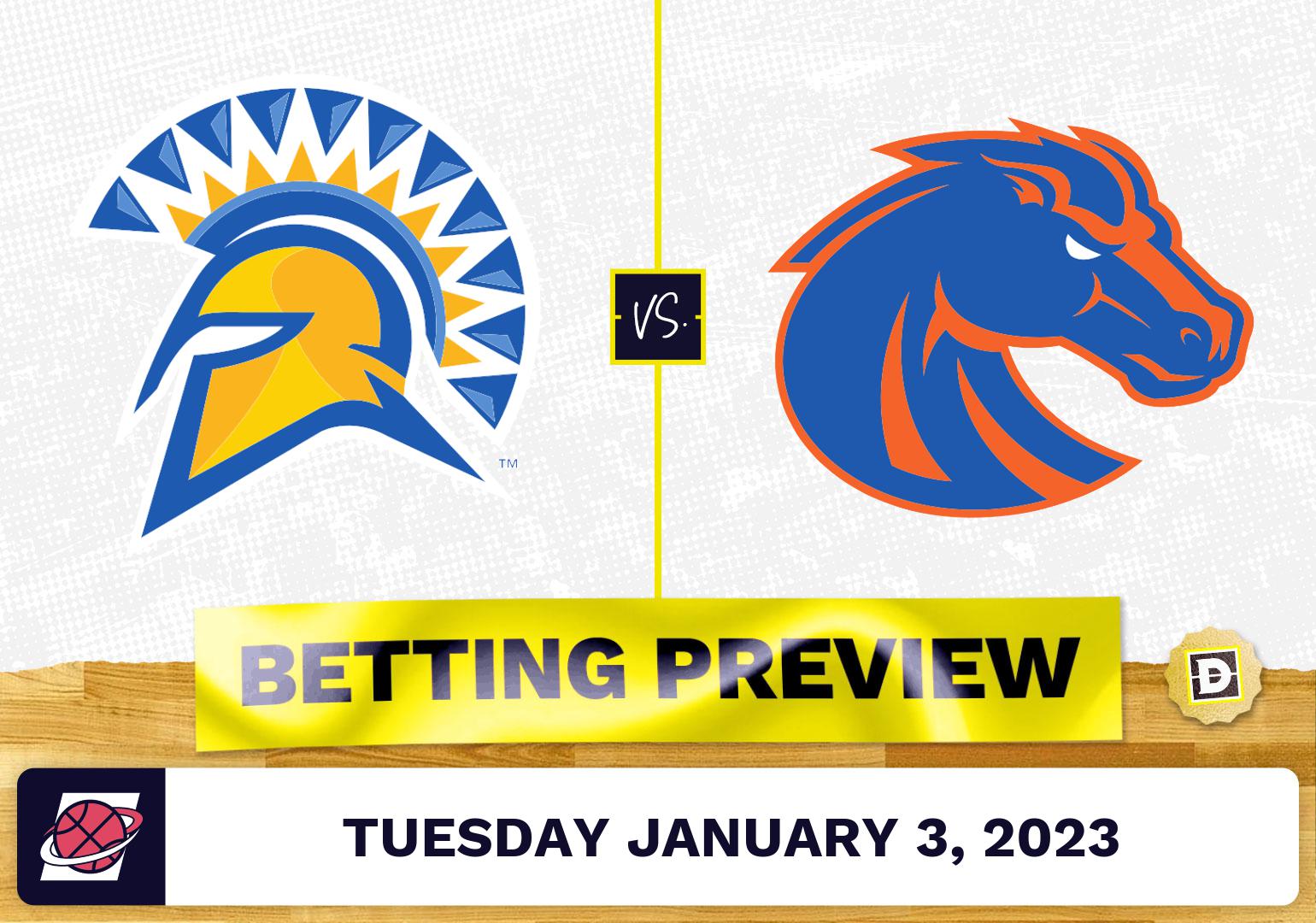San Jose State vs. Boise State CBB Prediction and Odds Jan 3, 2023