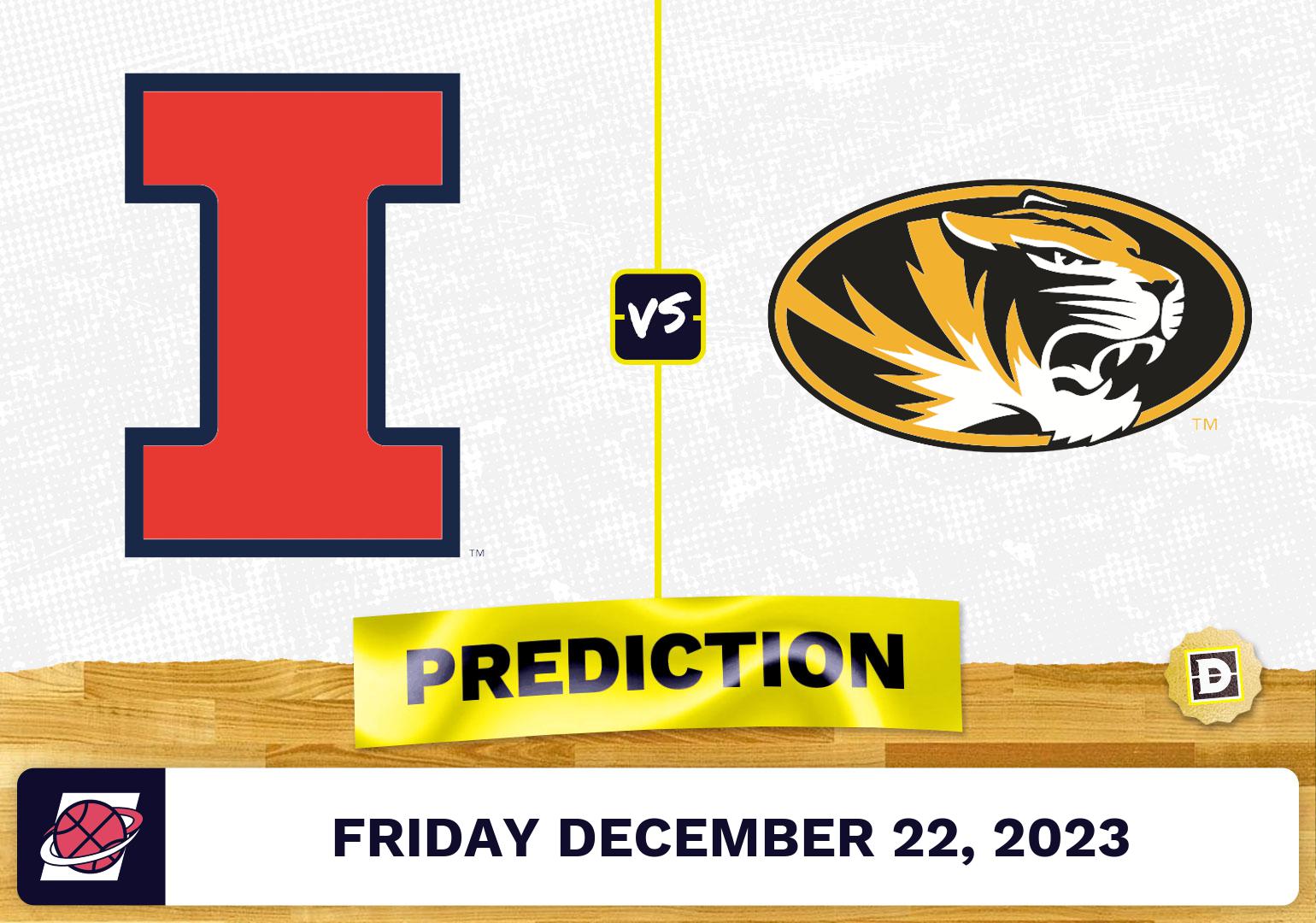 Illinois vs. Missouri Prediction, Odds, College Basketball Picks [12/22