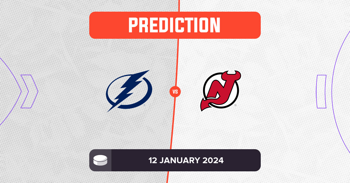 Lightning vs Devils Prediction and NHL Tips 12 January 2024