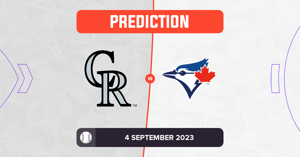 Rockies vs Blue Jays Prediction and MLB Tips 4 September 2023