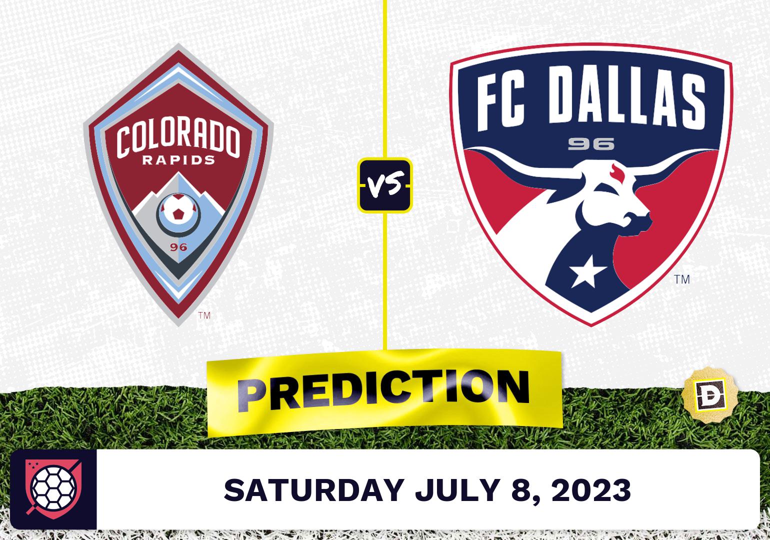 Colorado Rapids vs. FC Dallas Prediction July 8, 2023