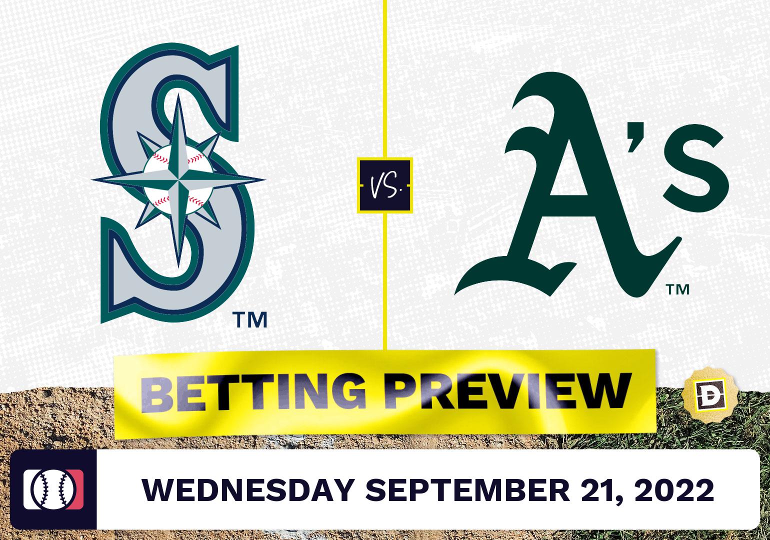 Mariners vs. Athletics Prediction and Odds Sep 21, 2022