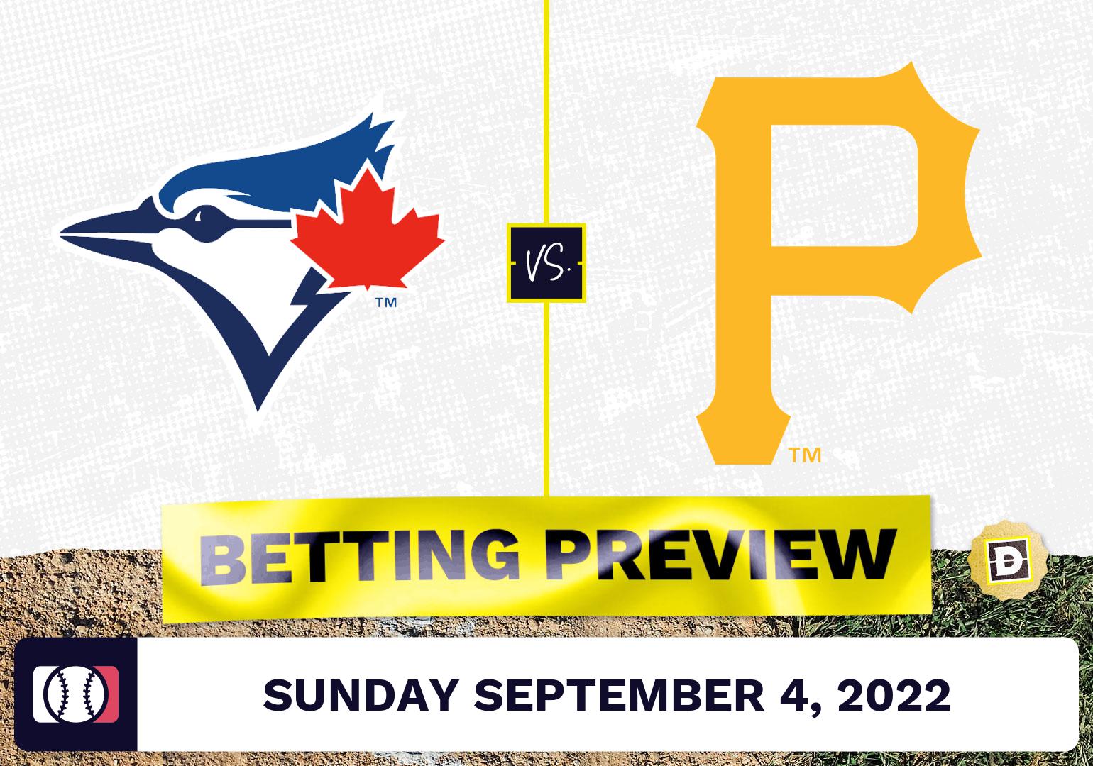 Blue Jays vs. Pirates Prediction and Odds Sep 4, 2022