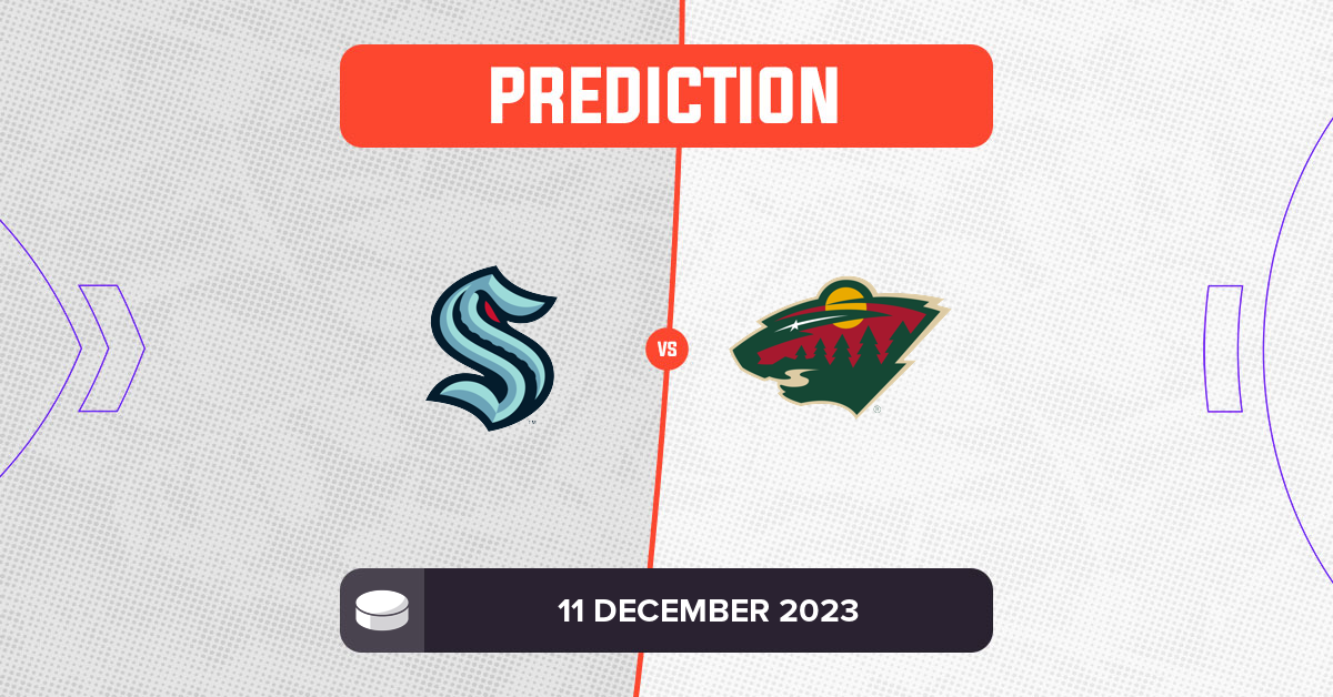Kraken vs Wild Prediction and NHL Tips - 11 December 2023
