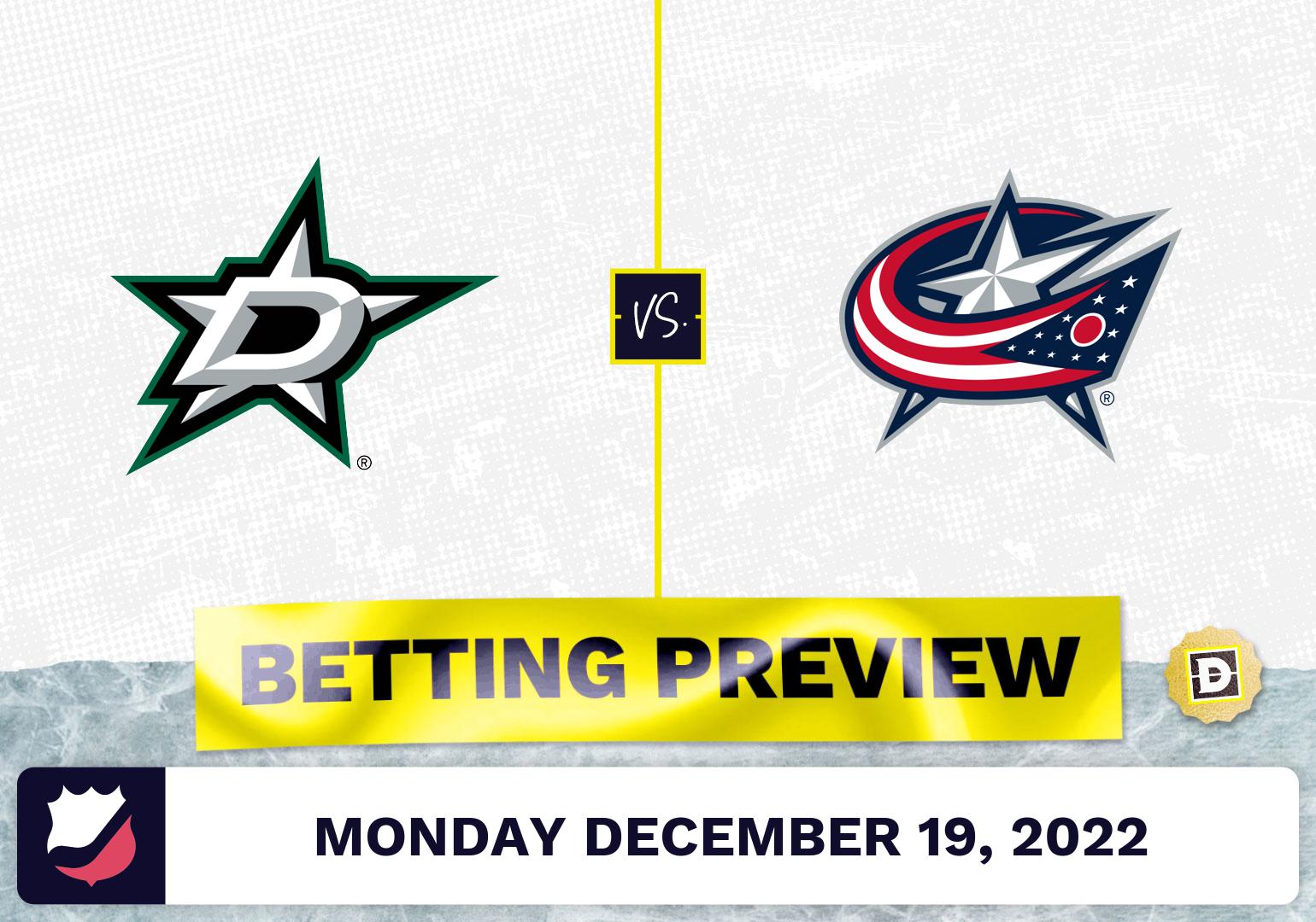 Stars vs. Blue Jackets Prediction and Odds Dec 19, 2022