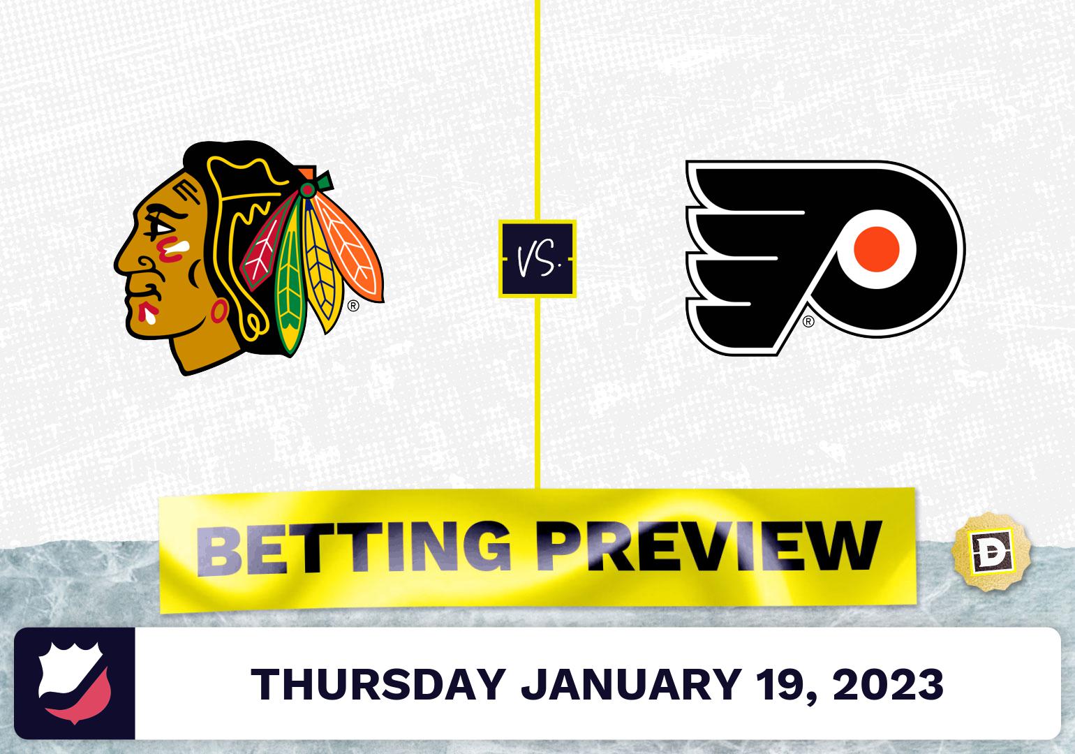 Blackhawks vs. Flyers Prediction and Odds Jan 19, 2023