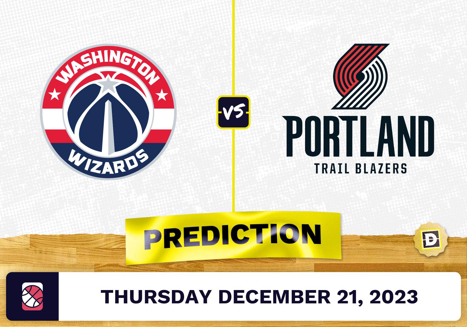 Washington Wizards vs. Portland Trail Blazers Prediction, Odds, NBA