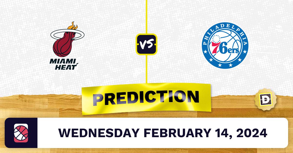 Miami Heat vs. Philadelphia 76ers Prediction, Odds, NBA Picks [2/14/2024]