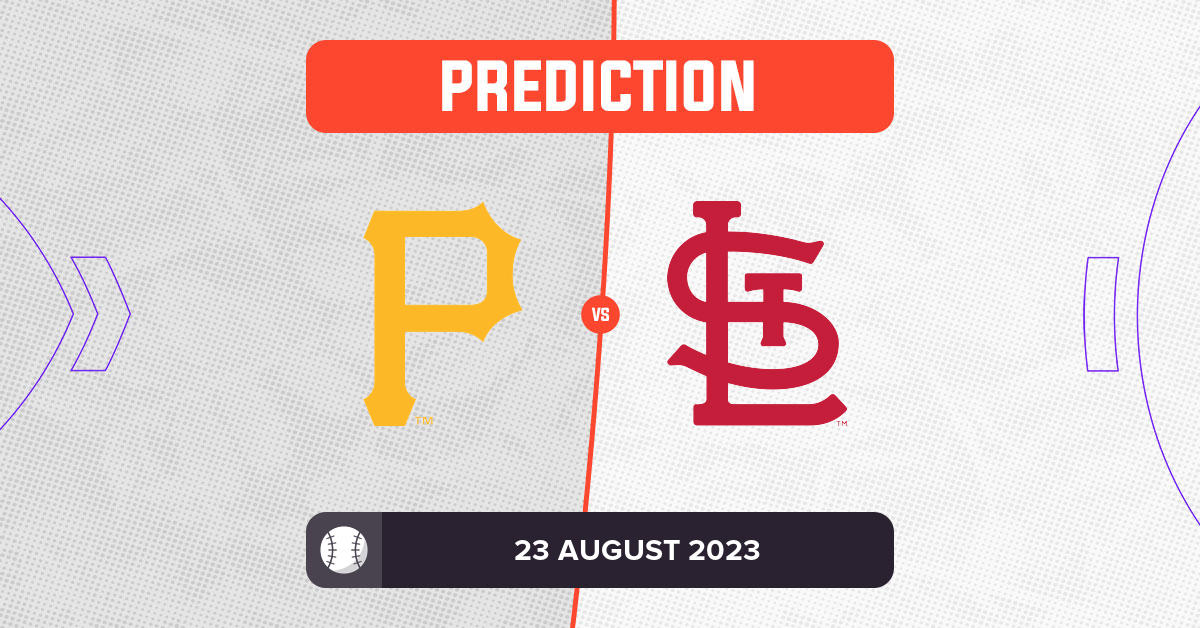 Pirates vs Cardinals Prediction and MLB Tips 23 August 2023