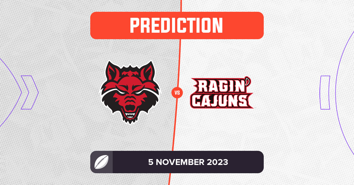 Arkansas State vs LouisianaLafayette Prediction and Tips 5 November 2023