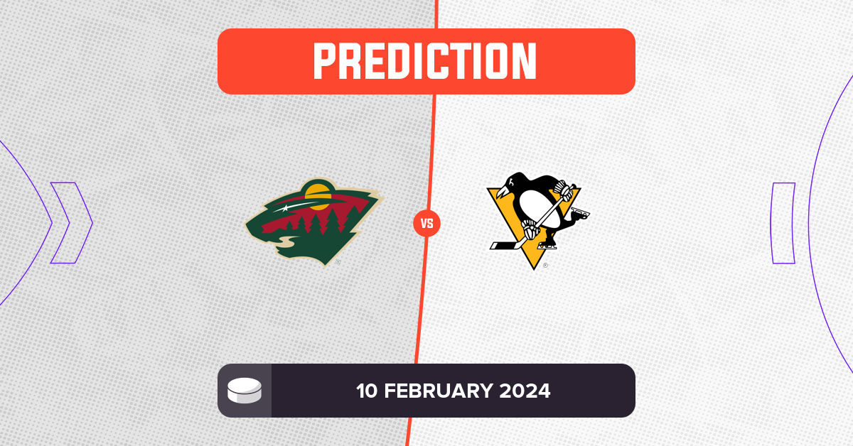 Wild vs Penguins Prediction and NHL Tips - 10 February 2024