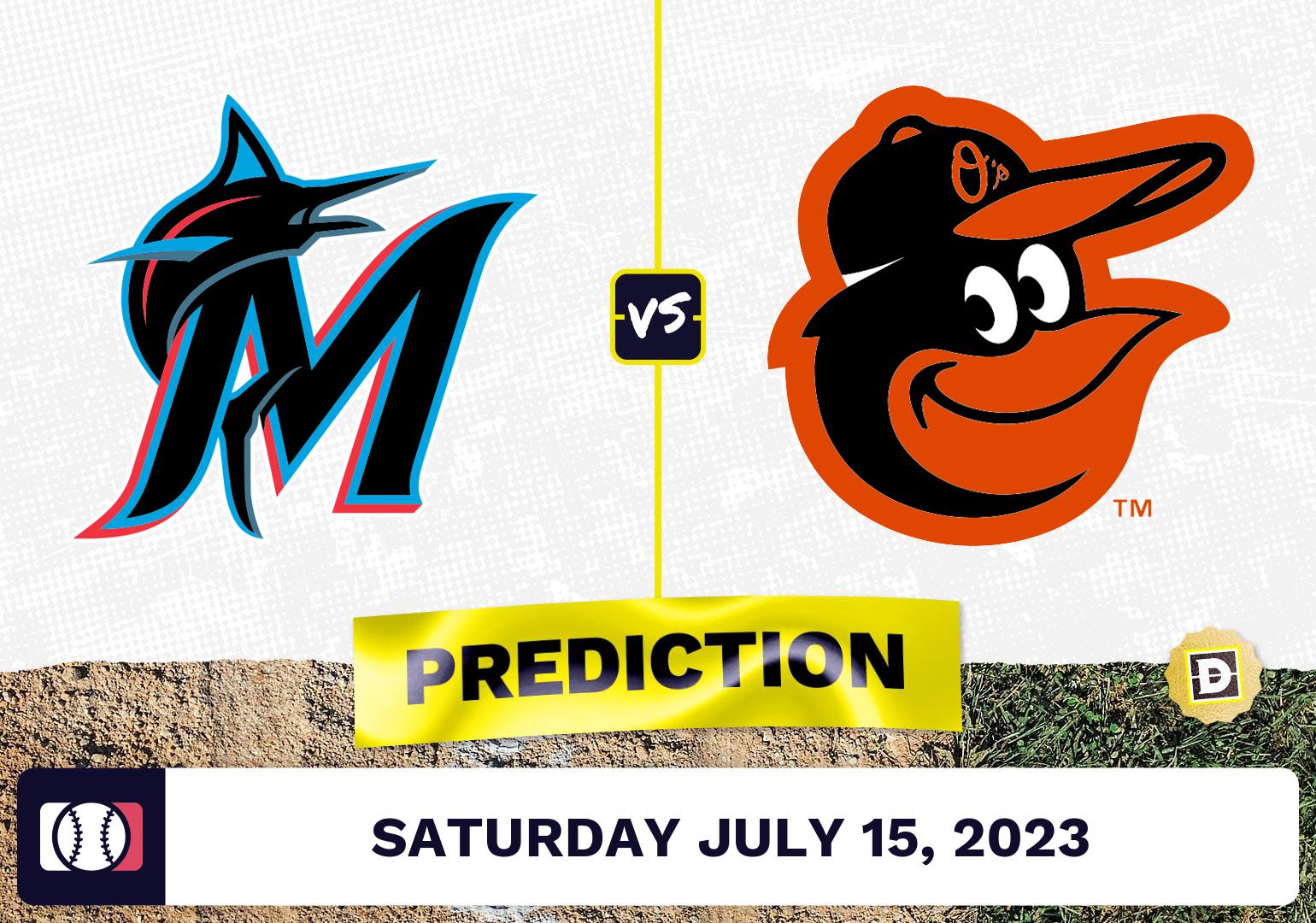 Marlins vs. Orioles Prediction for MLB Saturday [7/15/2023]
