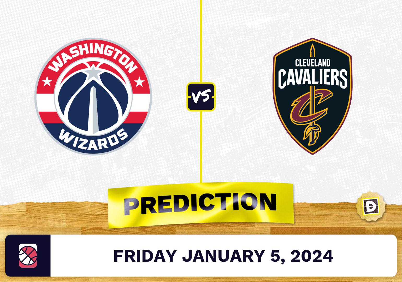 Washington Wizards vs. Cleveland Cavaliers Prediction, Odds, NBA Picks