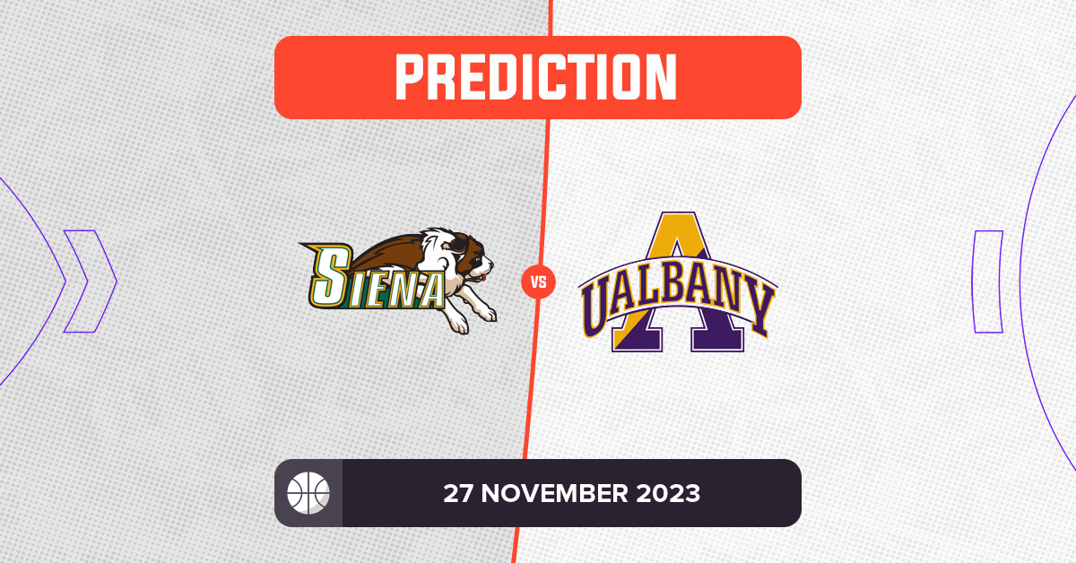 Siena vs Albany Prediction and Tips 27 November 2023