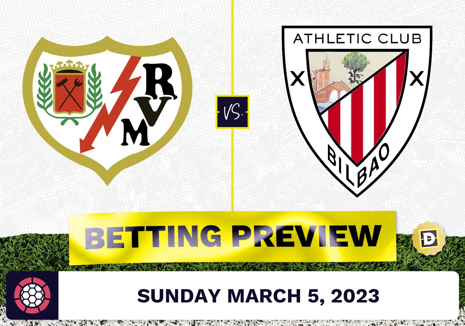 Rayo Vallecano vs. Athletic Bilbao Prediction and Odds Mar 5, 2023