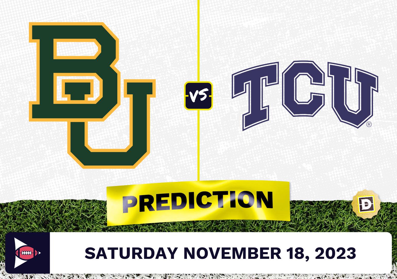 Baylor vs. TCU CFB Prediction and Odds November 18, 2023
