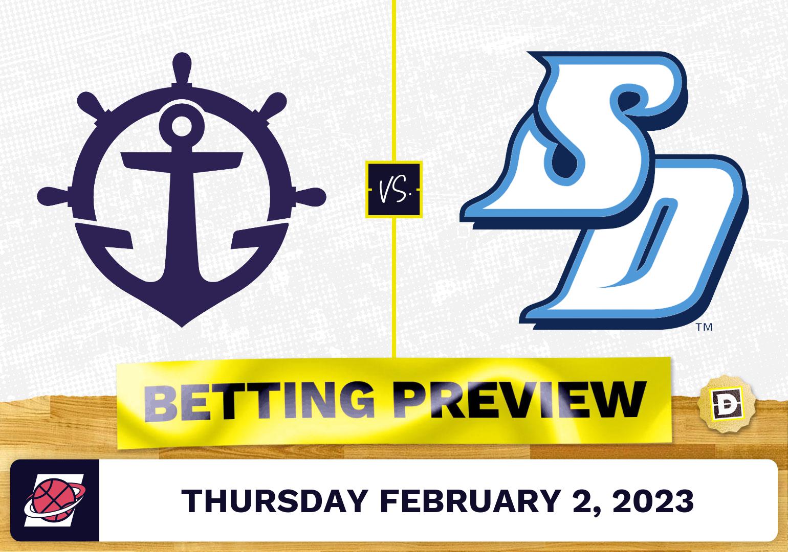 Portland vs. San Diego CBB Prediction and Odds - Feb 2, 2023