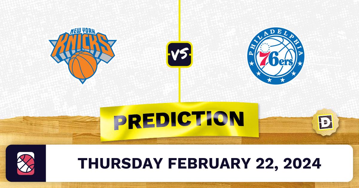 New York Knicks vs. Philadelphia 76ers Prediction, Odds, NBA Picks [2