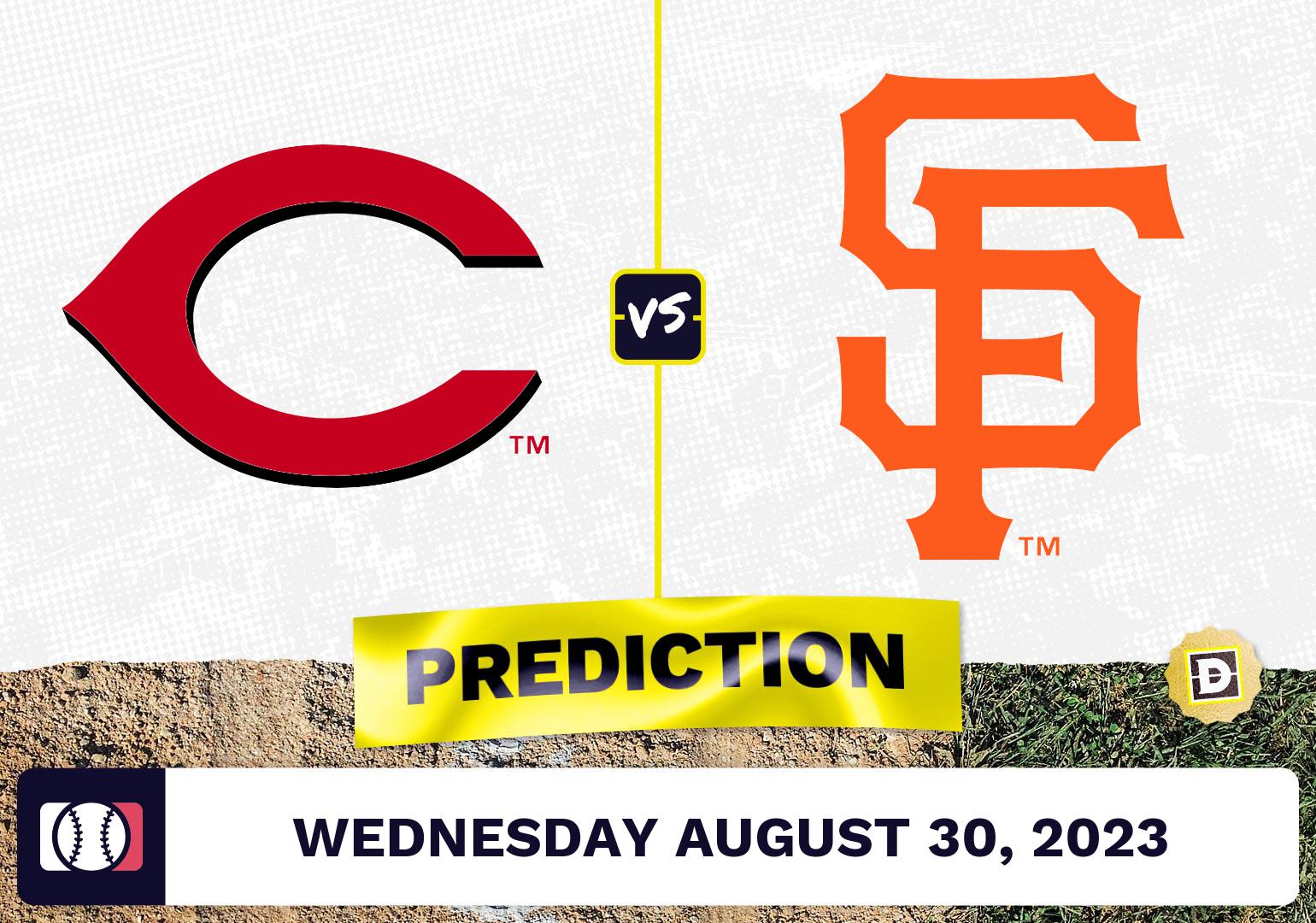 Reds vs. Giants Prediction for MLB Wednesday [8/30/2023]