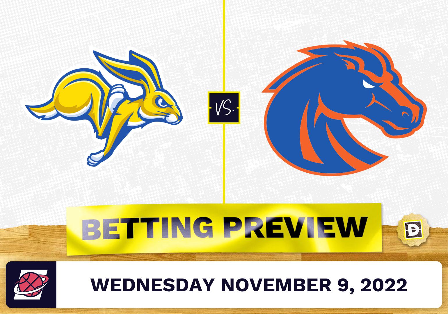 South Dakota State vs. Boise State CBB Prediction and Odds Nov 9, 2022