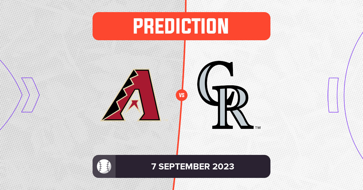Diamondbacks vs Rockies Prediction and MLB Tips 7 September 2023
