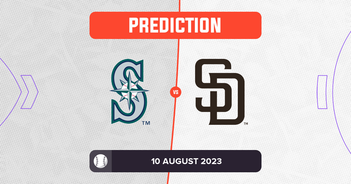 Mariners vs Padres Prediction and MLB Tips 10 August 2023