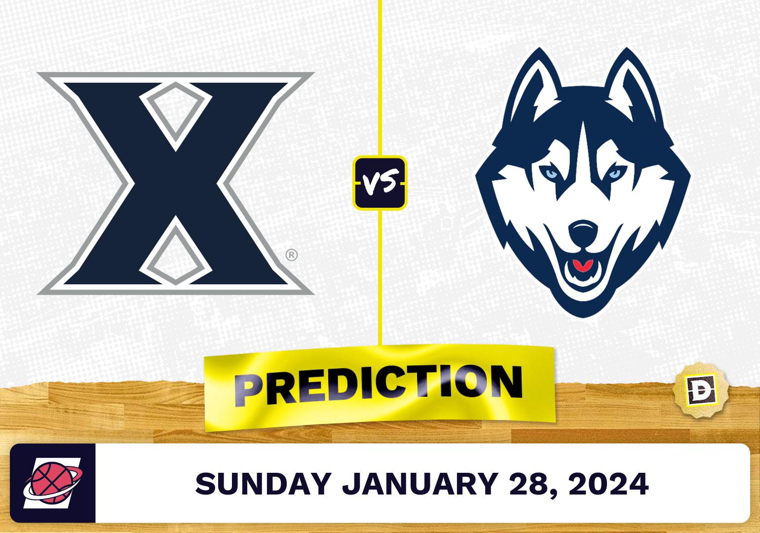 Xavier vs. Connecticut Prediction, Odds, College Basketball Picks [1/28