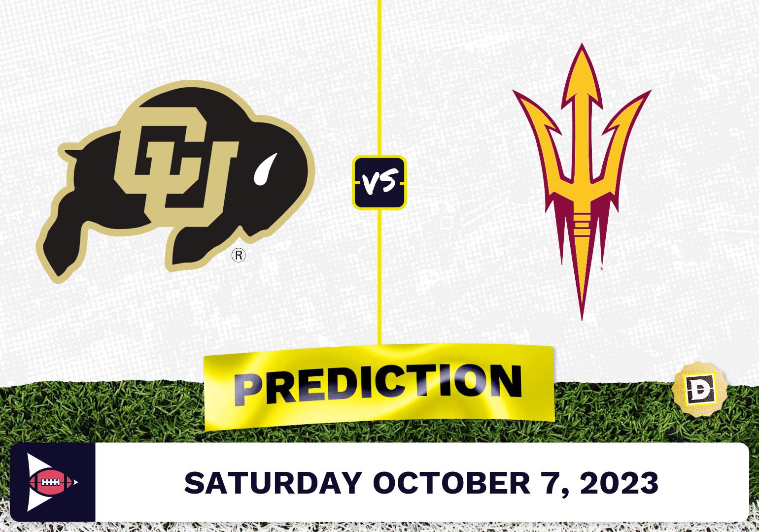 Colorado vs. Arizona State CFB Prediction and Odds October 7, 2023