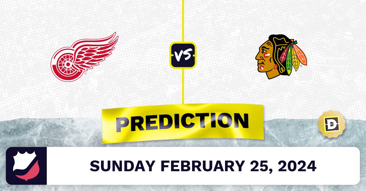 Detroit Red Wings vs. Chicago Blackhawks Prediction, Odds, NHL Picks [2