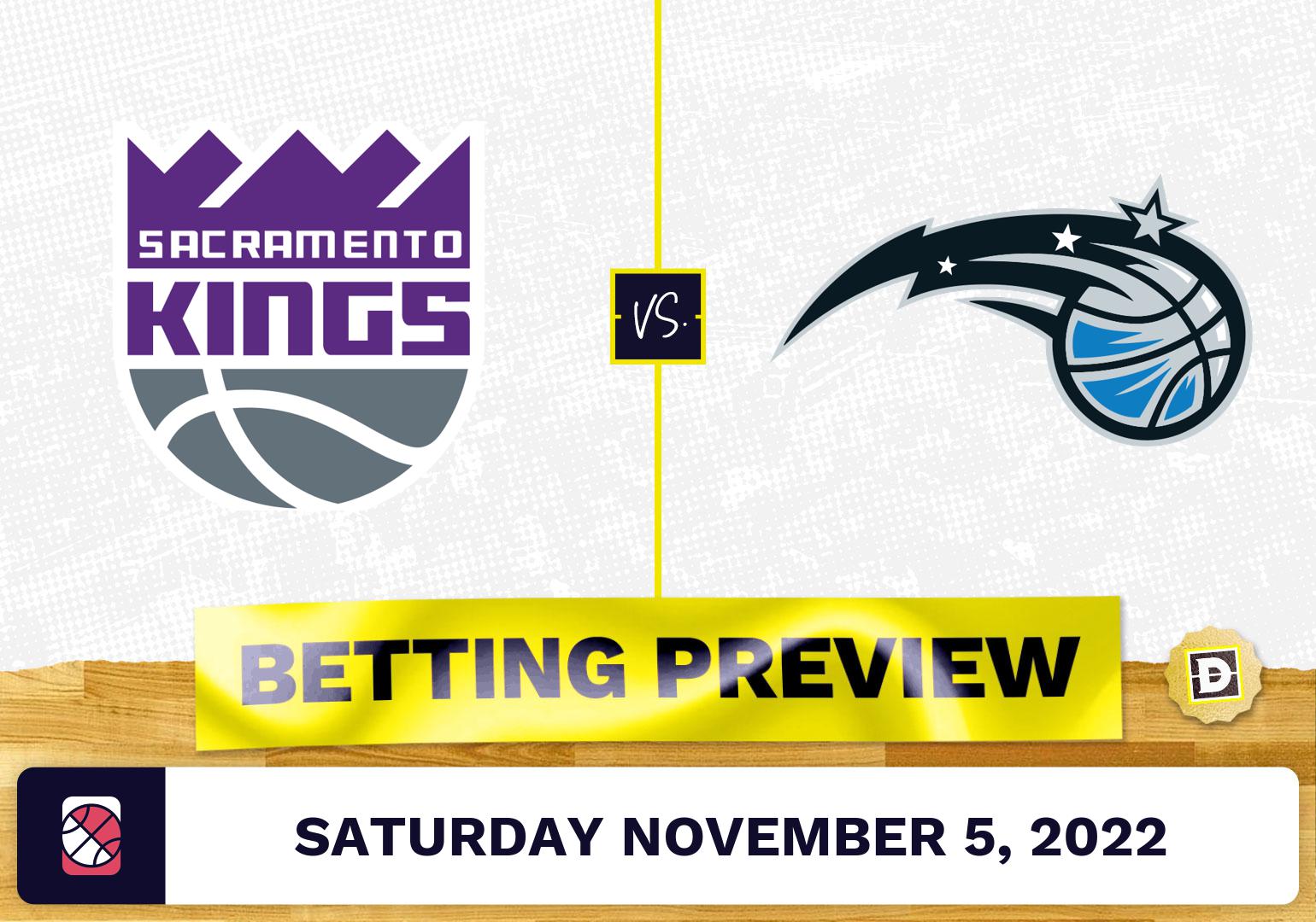 Kings vs. Magic Prediction and Odds - Nov 5, 2022
