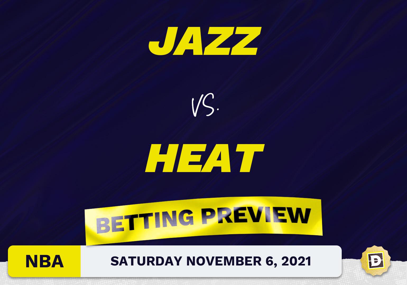 Jazz vs. Heat Predictions and Odds - Nov 6, 2021