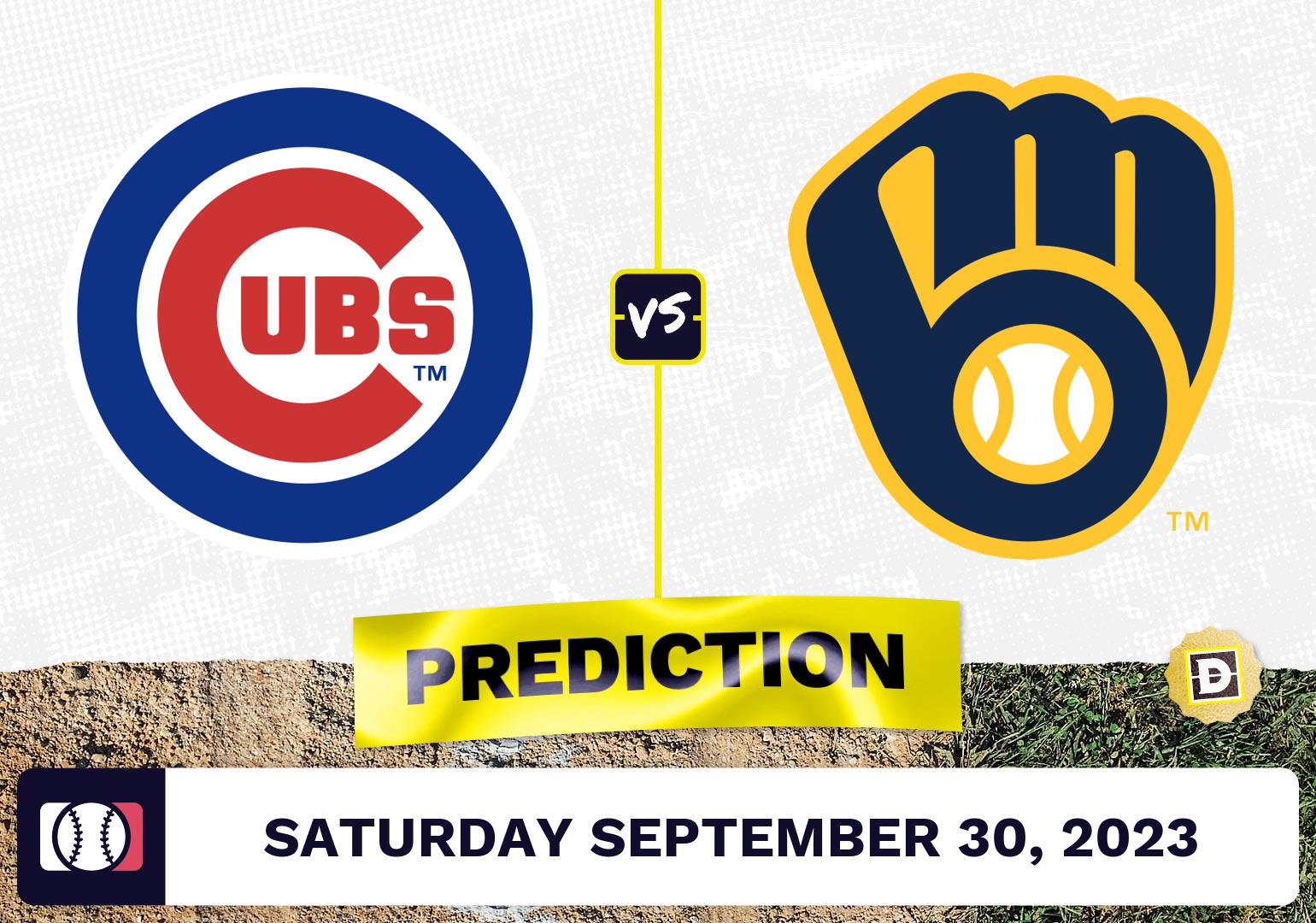 Cubs vs. Brewers Game 2 Prediction for MLB Saturday [9/30/2023]