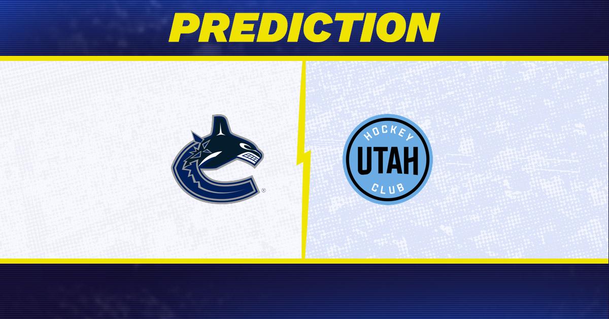 Canucks vs. Utah Prediction: Utah Predicted to Win Wednesday's NHL
