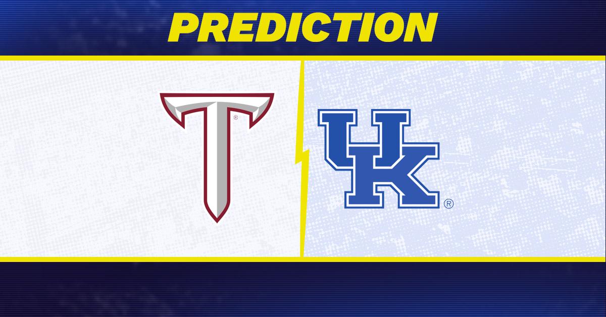 Troy vs kentucky prediction kentucky predicted to win march madness
