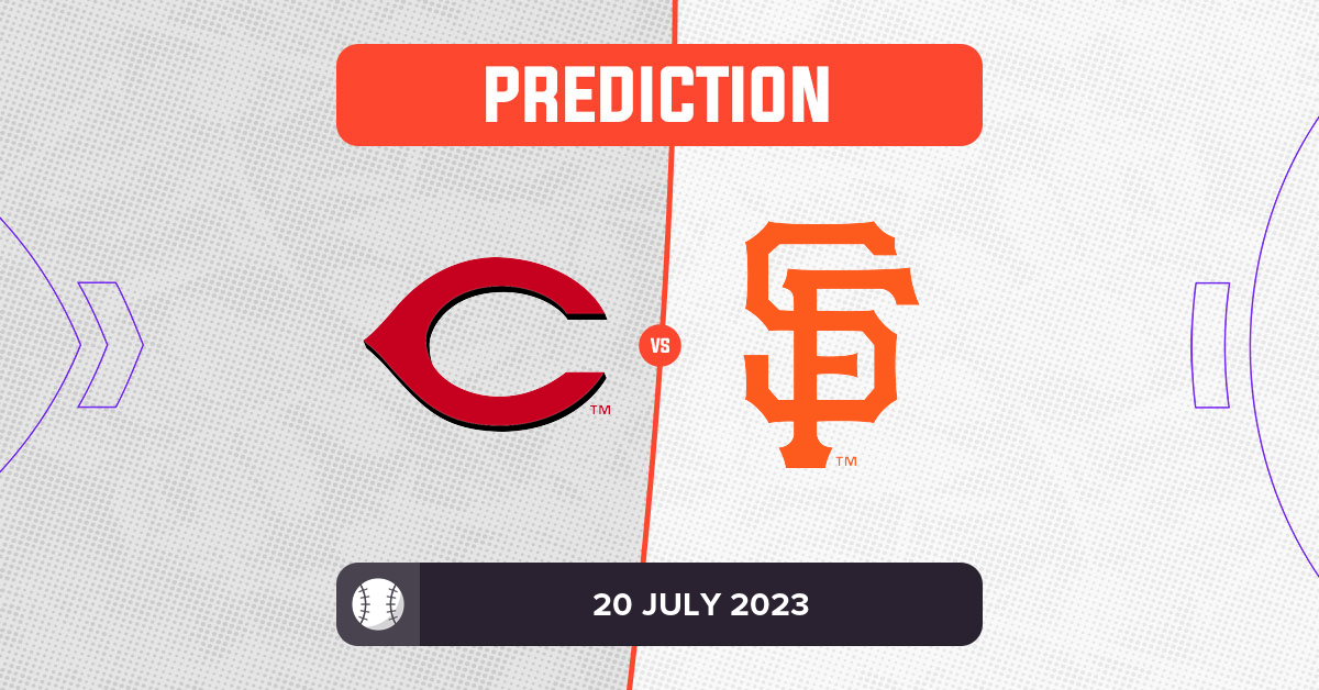 Reds vs Giants Prediction and MLB Tips 20 July 2023