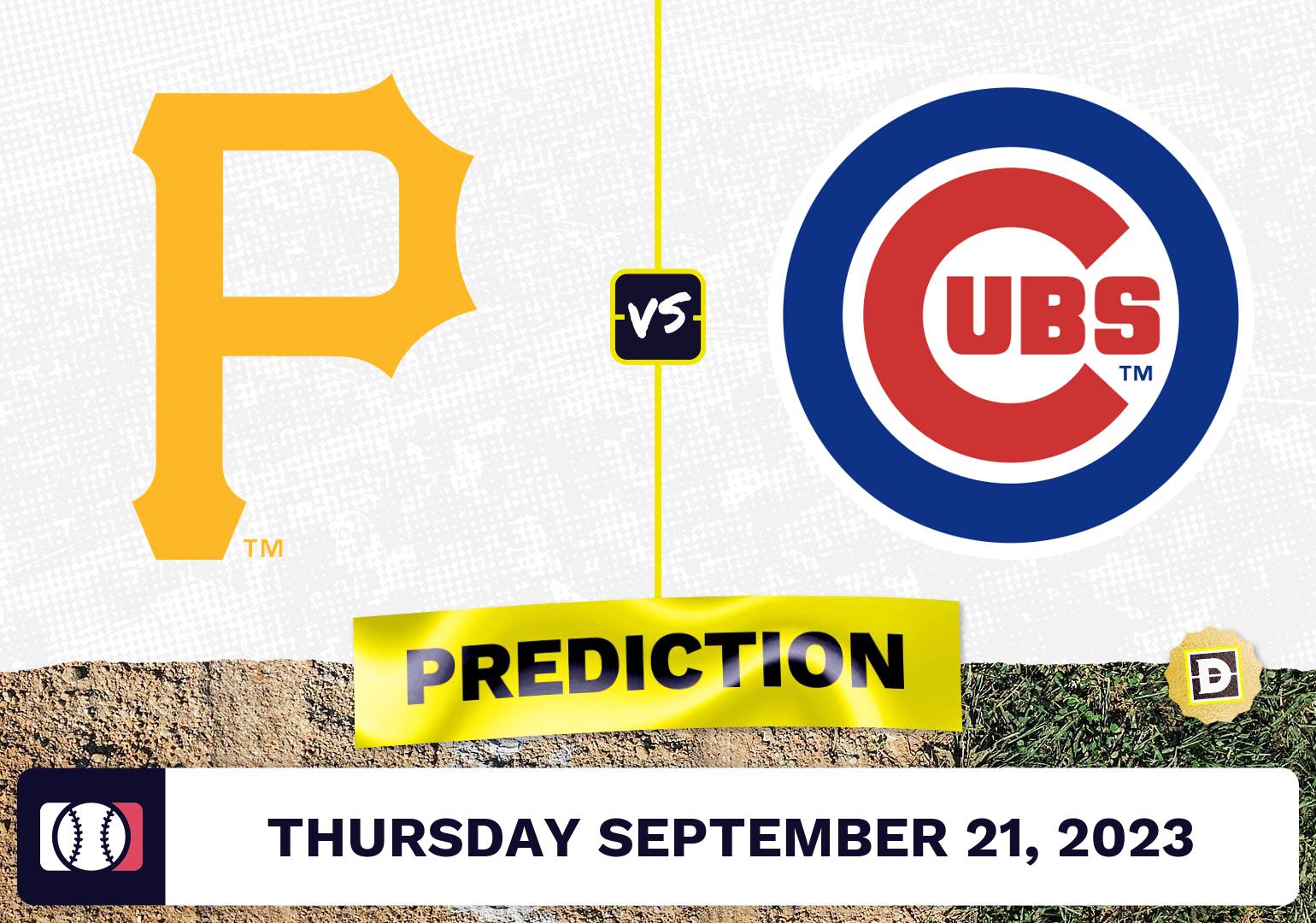 Pirates vs. Cubs Prediction for MLB Thursday [9/21/2023]