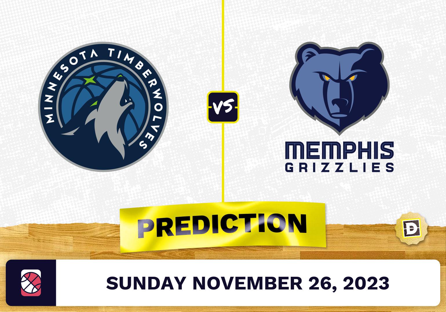 Timberwolves vs. Grizzlies Prediction and Odds November 26, 2023