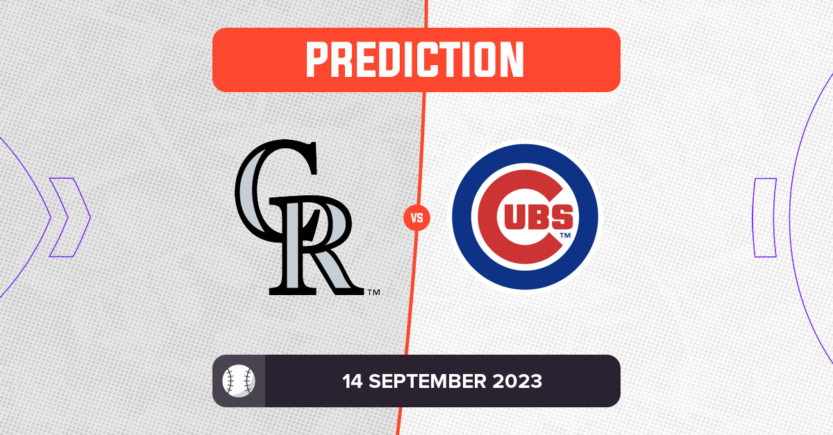 Rockies vs Cubs Prediction and MLB Tips - 14 September 2023