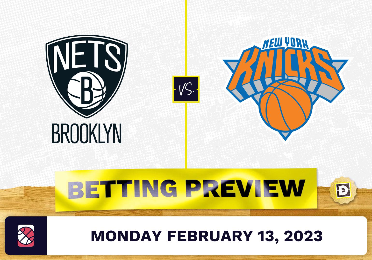 Nets vs. Knicks Prediction and Odds Feb 13, 2023