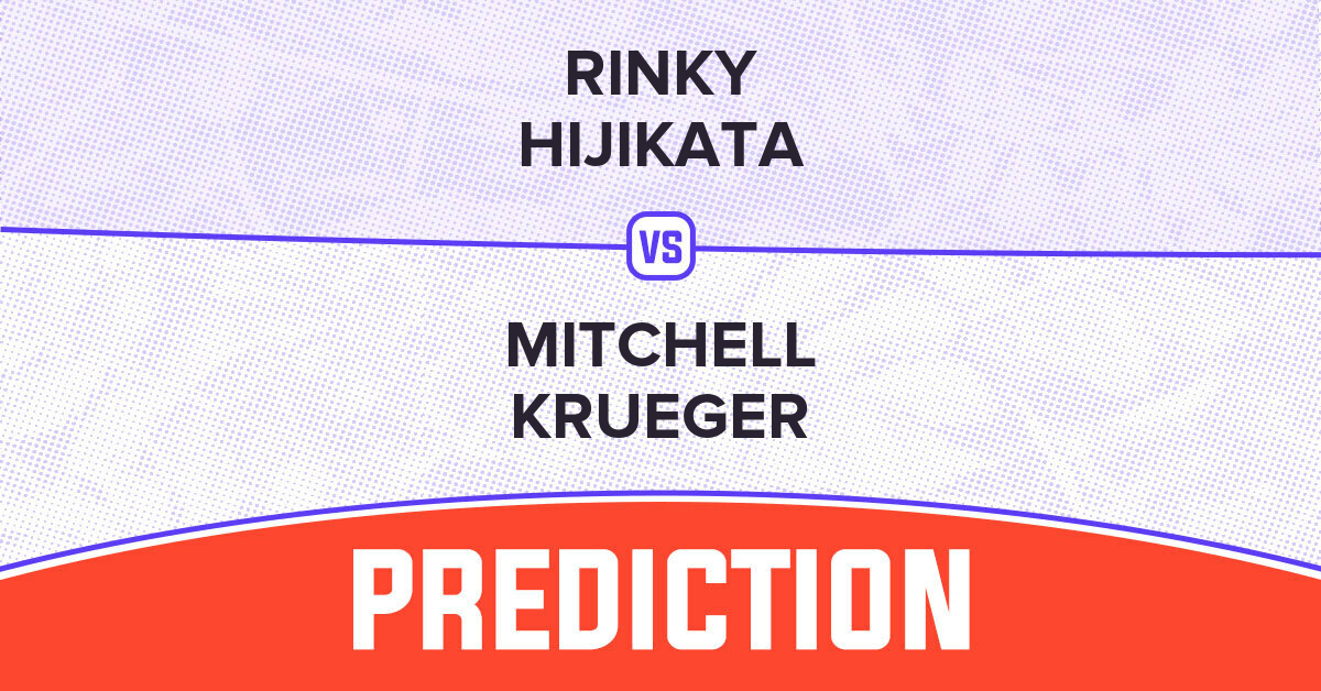 Rinky Hijikata vs Mitchell Krueger Prediction Australian Open 2025