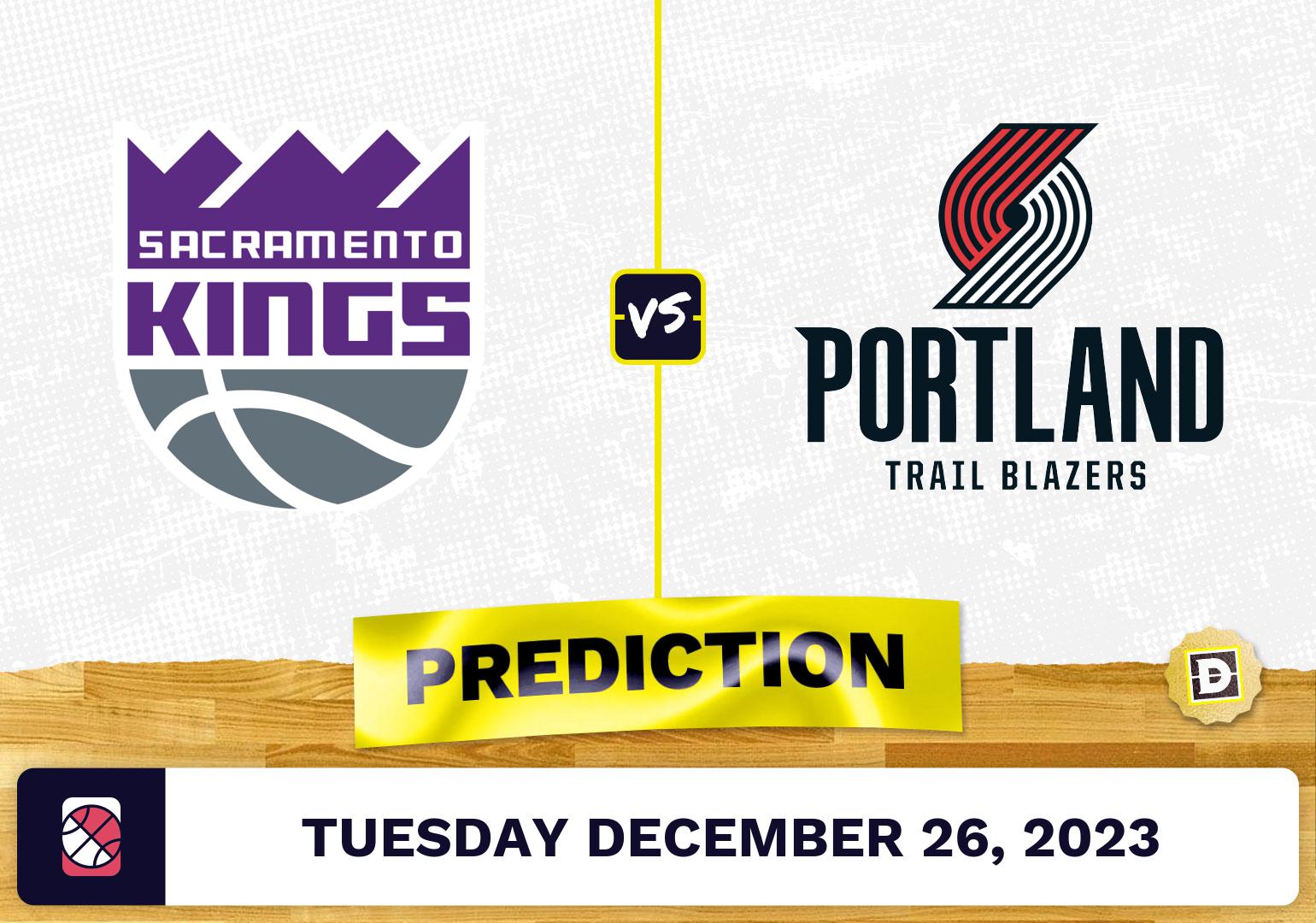 Sacramento Kings vs. Portland Trail Blazers Prediction, Odds, NBA Picks