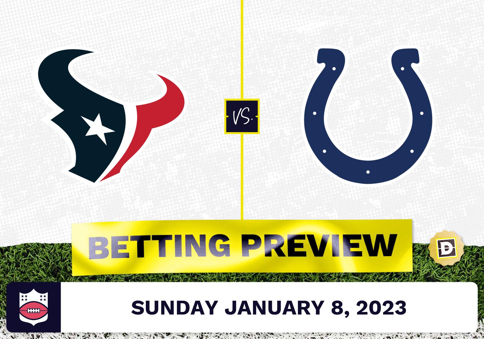 Texans vs. Colts Week 18 Prediction and Odds Jan 8, 2023