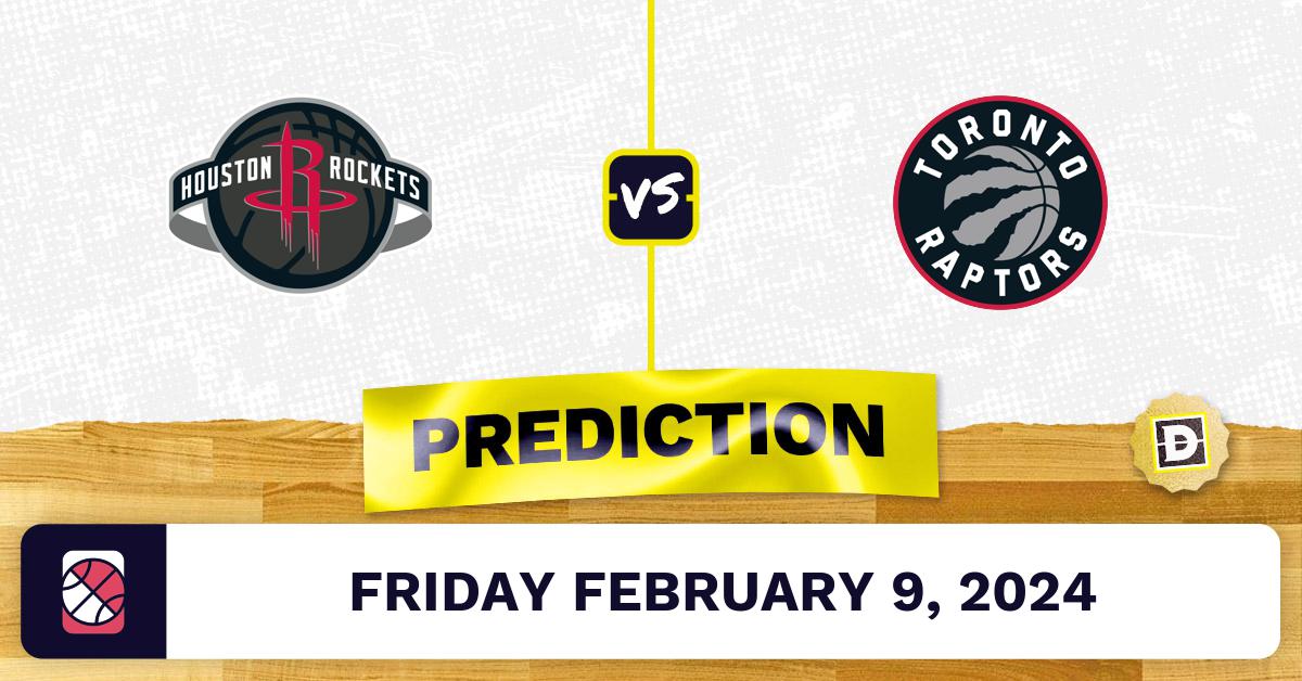 Houston Rockets vs. Toronto Raptors Prediction, Odds, NBA Picks [2/9/2024]