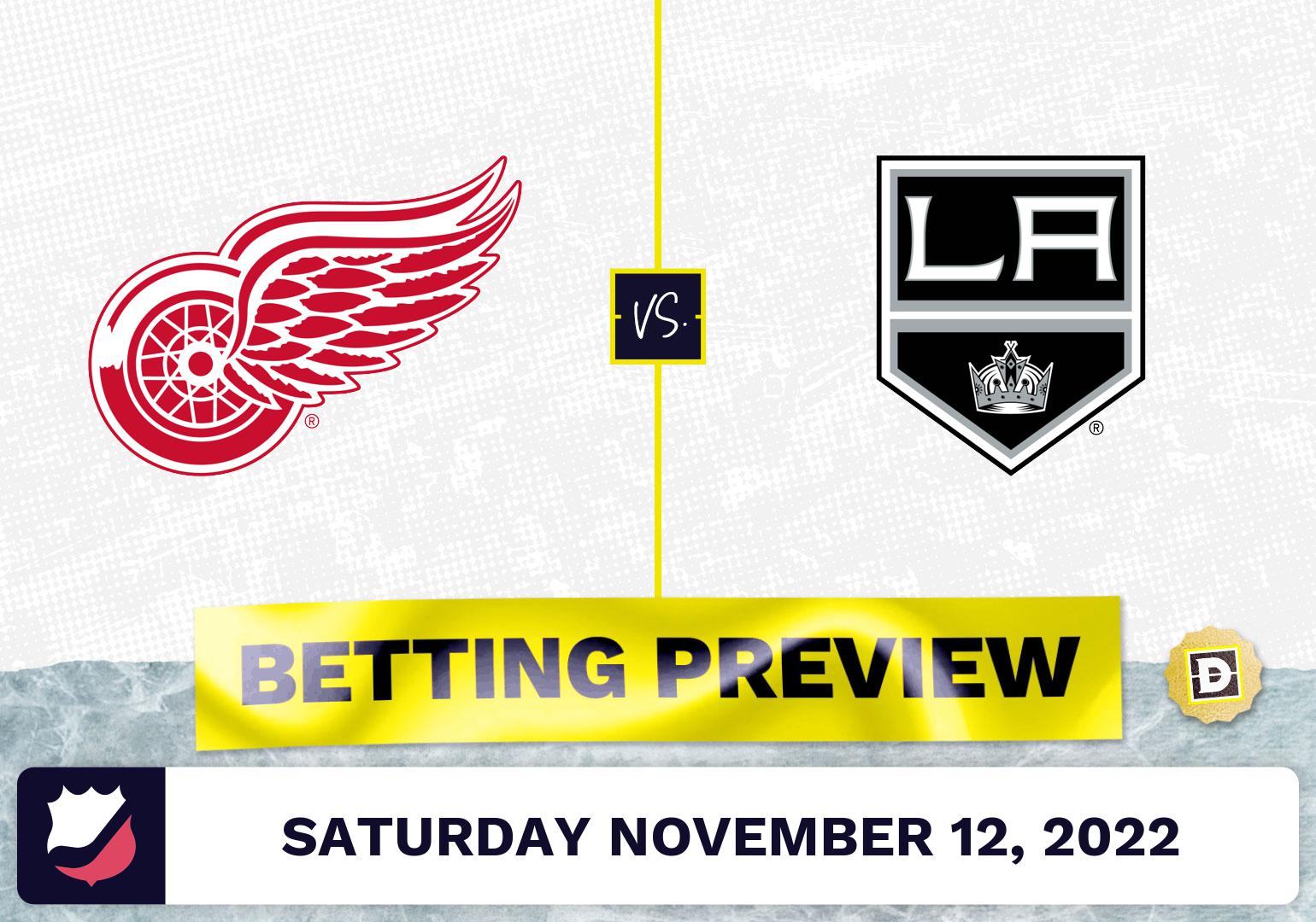 Red Wings vs. Kings Prediction and Odds Nov 12, 2022