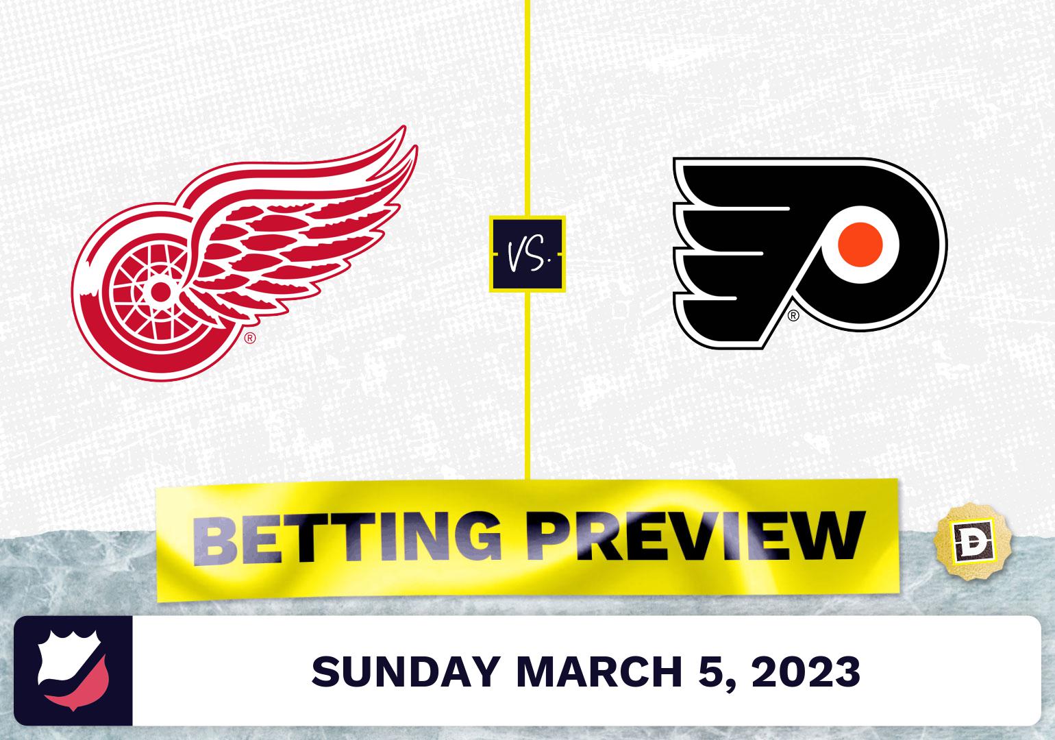 Red Wings vs. Flyers Prediction and Odds Mar 5, 2023