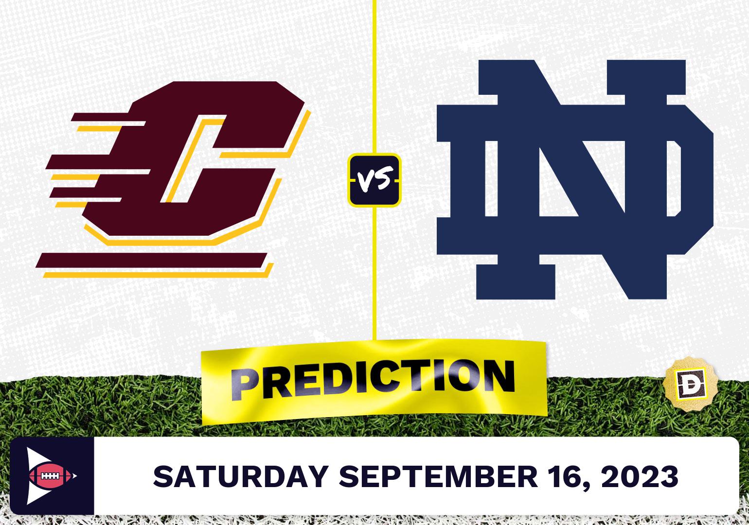Central Michigan vs. Notre Dame CFB Prediction and Odds September 16