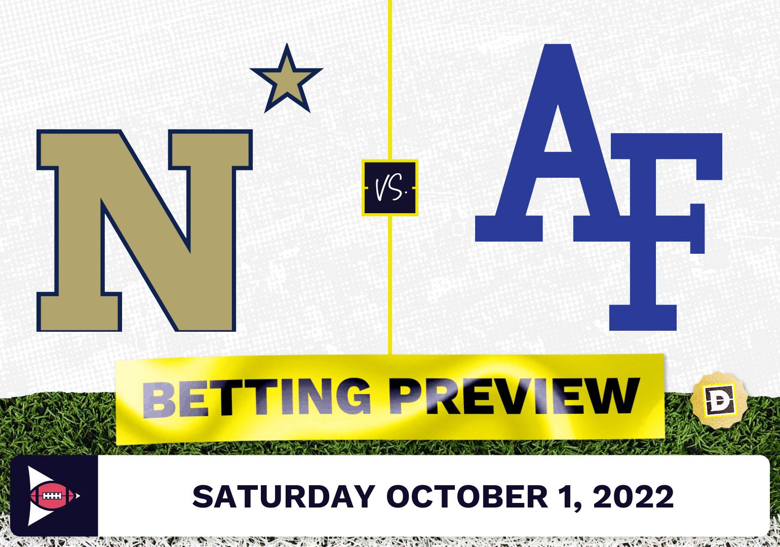 Navy vs. Air Force CFB Prediction and Odds Oct 1, 2022