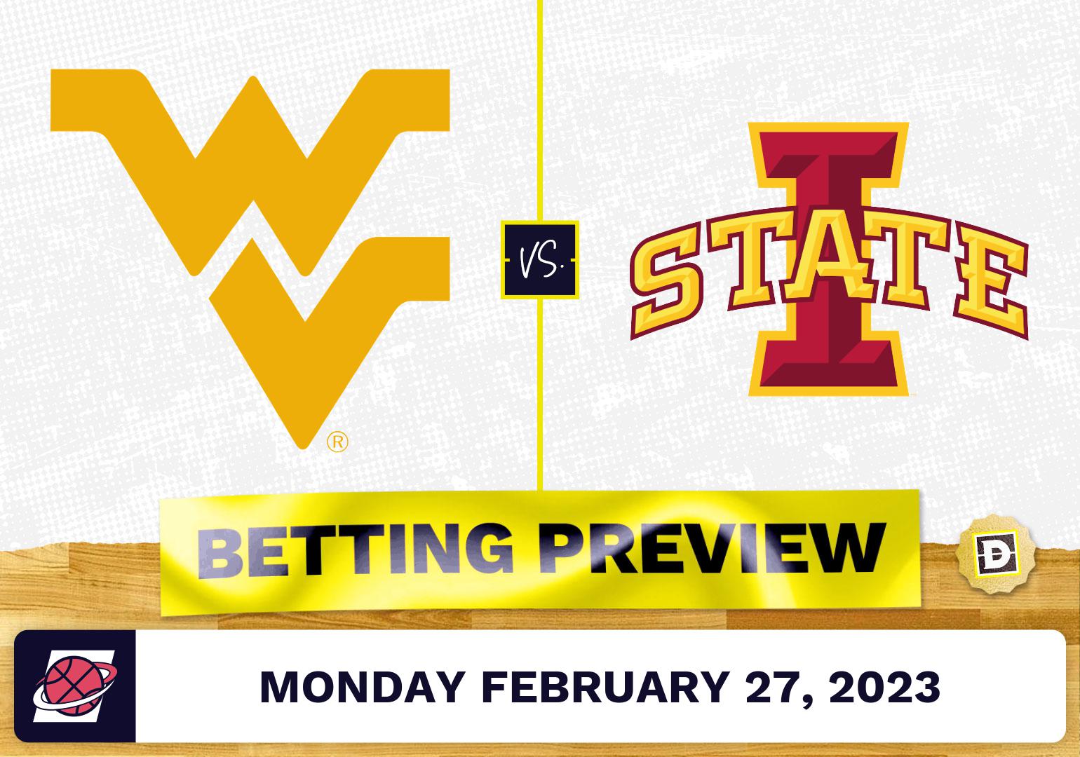 West Virginia vs. Iowa State CBB Prediction and Odds Feb 27, 2023